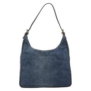Fendi Denim Shoulder Bag Blue